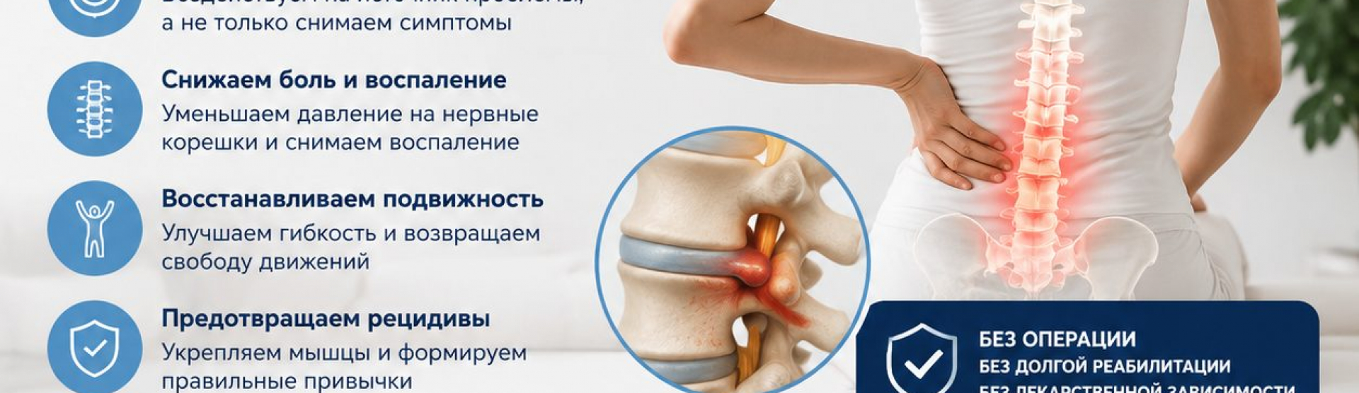 Лечение грыжи позвоночника без операции в Санкт-Петербурге | Опыт 24 года | Невролог Наталья Юрьевна Порошина